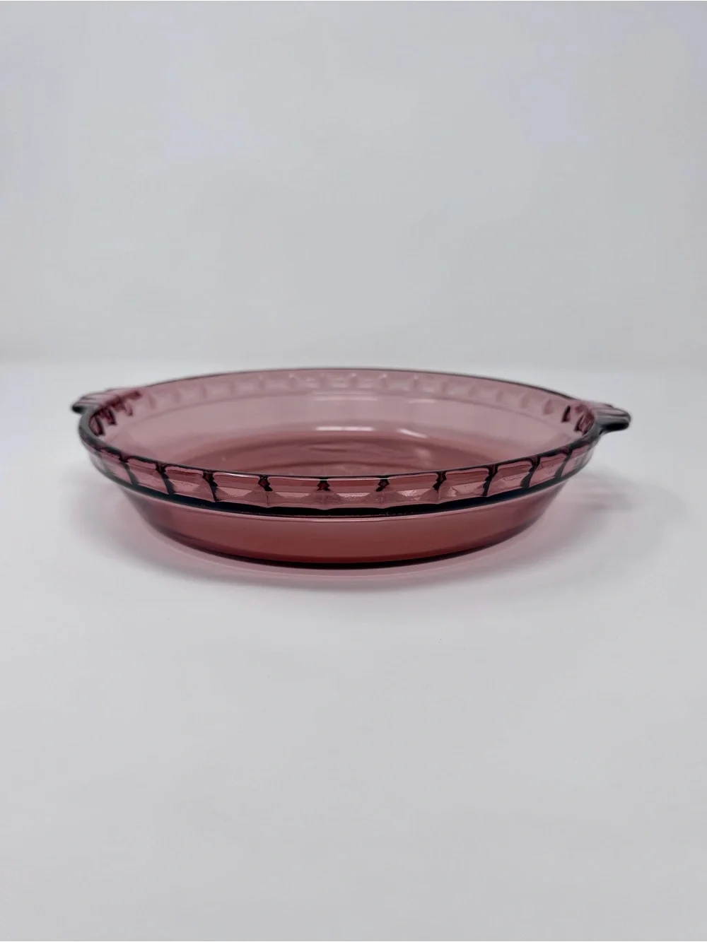 Pyrex translucent cranberry